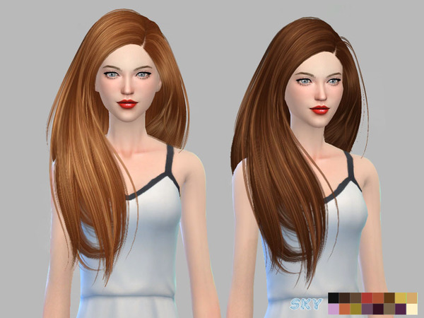 Sims 4 Hair 274 Jomin by Skysims at TSR