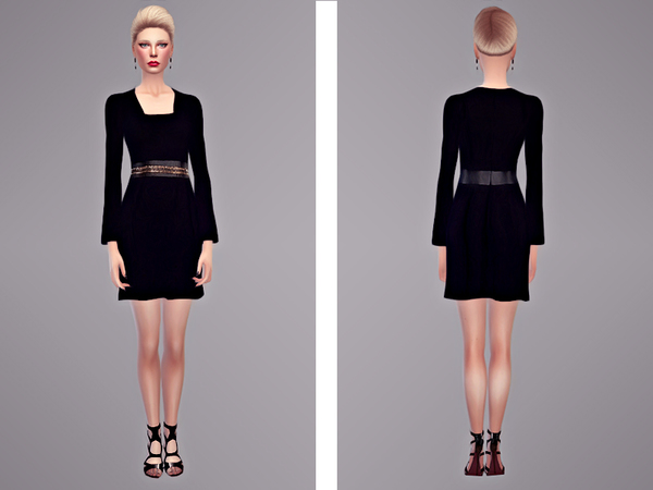 Sims 4 Bjork dress by tangerine at Sims Fans