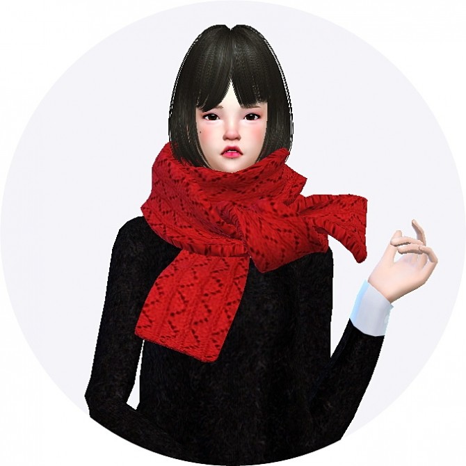 Sims 4 Knit scarf at Marigold