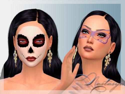 Sims 4 Makeup 01 (Grim) at Nastasya94