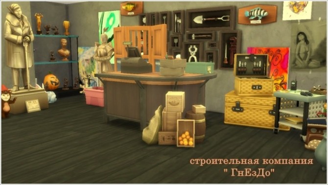 Sims 4 Uncle Carl Shop at Sims by Mulena