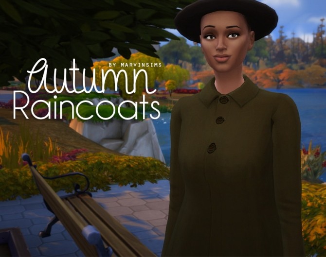 Sims 4 Autumn Raincoats at Marvin Sims