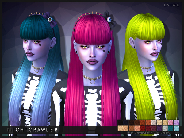 Sims 4 Laurie hair by Nightcrawler at TSR