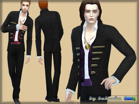 Vampire set jacket and pants at TSR » Sims 4 Updates