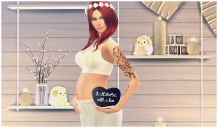 Pregnancy poses at Neverland Sims4