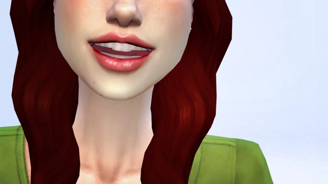Sims 4 3D Buck Teeth Veneers for Everyone at Pickypikachu