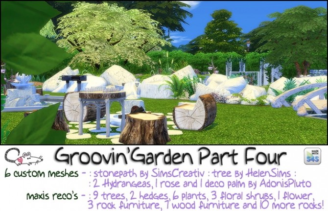 Sims 4 Groovin’Garden Part 4 at Loverat Sims4