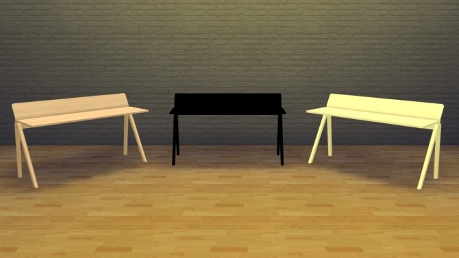 Sims 4 DLM Table & Plywood Desk at Meinkatz Creations