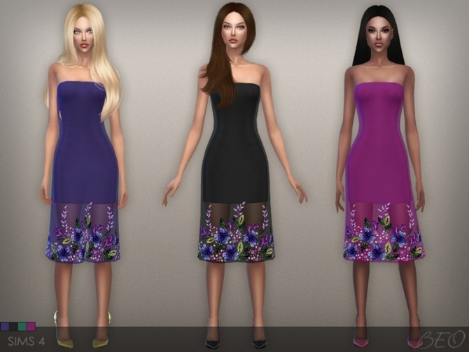 Sims 4 DRESS S09 at BEO Creations