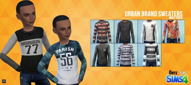 Sims 4 Urban Sweaters at Onyx Sims