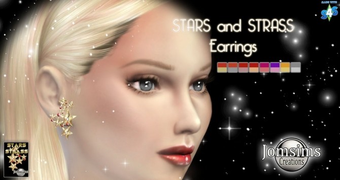 Sims 4 Earrings and necklace at Jomsims Creations