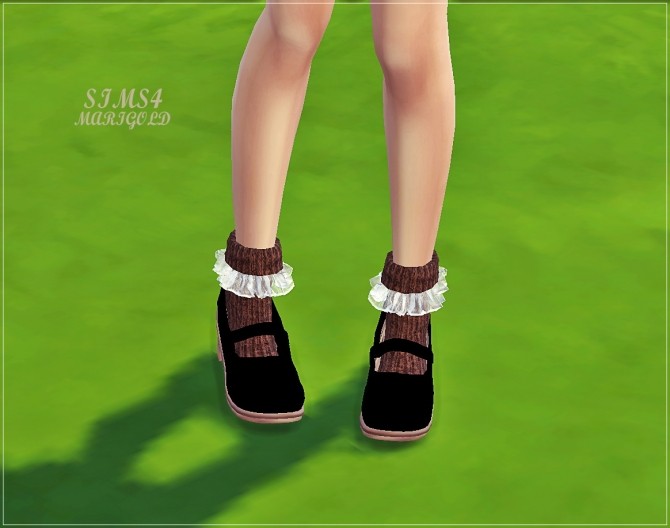 Sims 4 LKovely frill socks (ankle) at Marigold