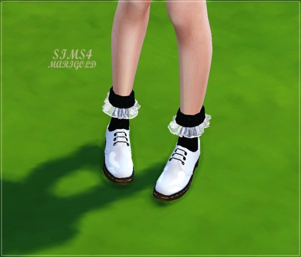 LKovely frill socks (ankle) at Marigold » Sims 4 Updates