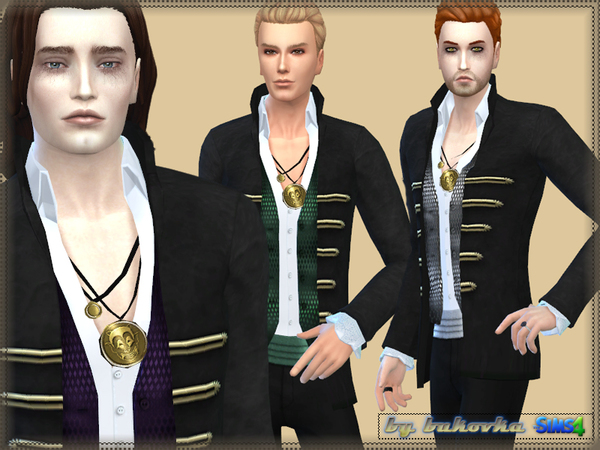 Sims 4 Vampire set  jacket and pants at TSR