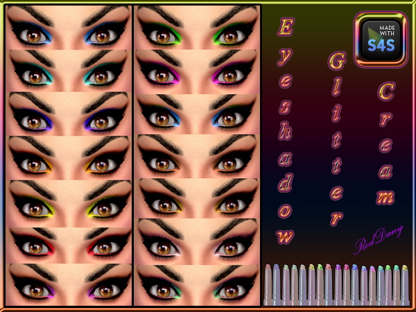 Sims 4 Lipstick and Eyeshadow at Dany’s Blog