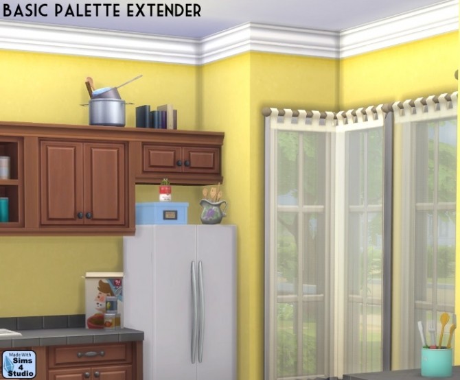 Sims 4 Basic palette extender for walls at Sims 4 Studio