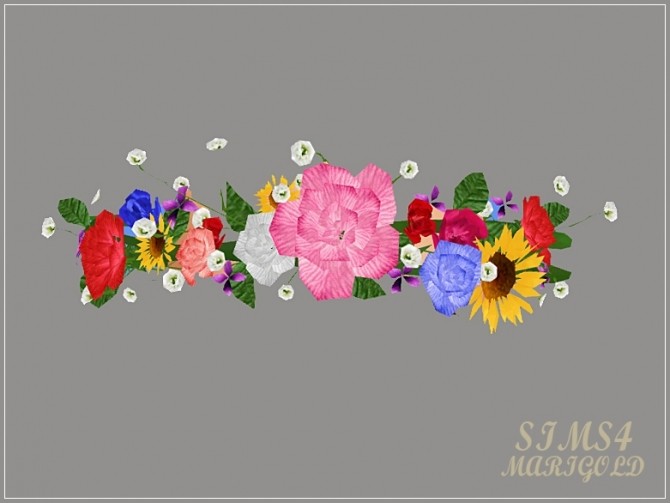 Sims 4 Flower crown at Marigold