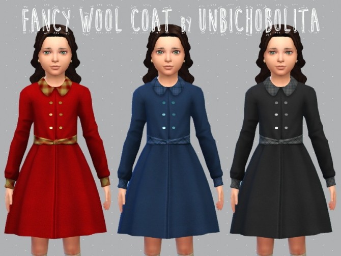 Sims 4 Fancy classic wool coat at Un bichobolita
