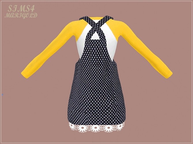 Sims 4 Lace overall dress at Marigold