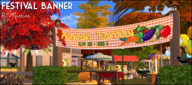 Sims 4 Festival banner at Martine’s Simblr