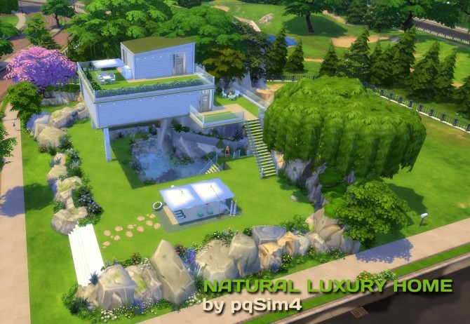 Sims 4 Natural Luxury Home at pqSims4