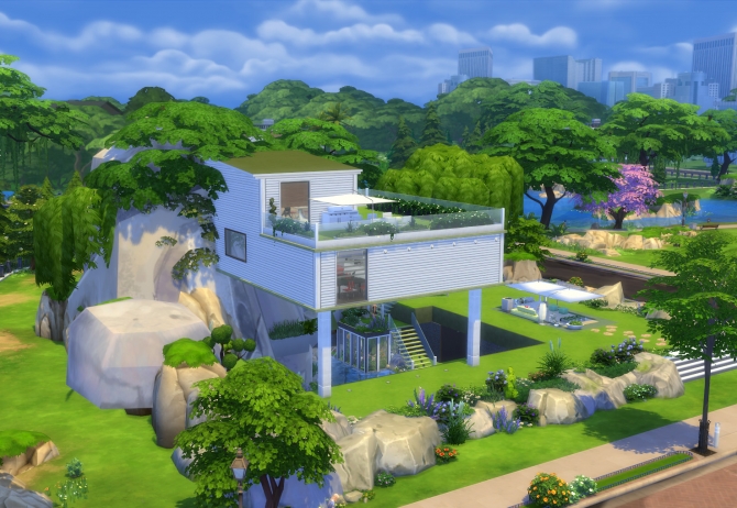 Natural Luxury Home at pqSims4 » Sims 4 Updates