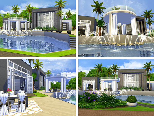 Sims 4 Alexia house by Rirann at TSR