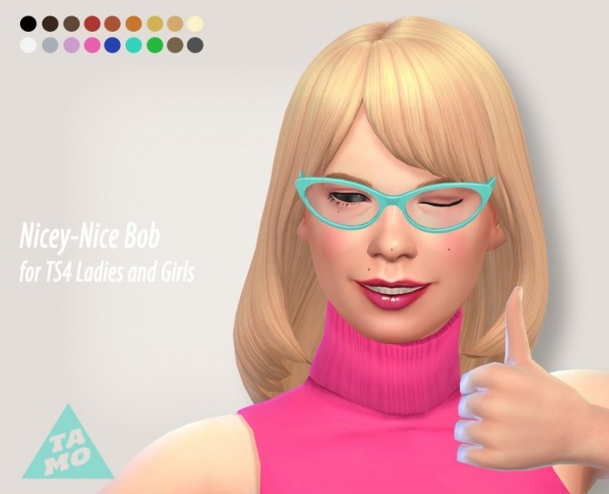 Sims 4 Nicey Nice Bob at Tamo