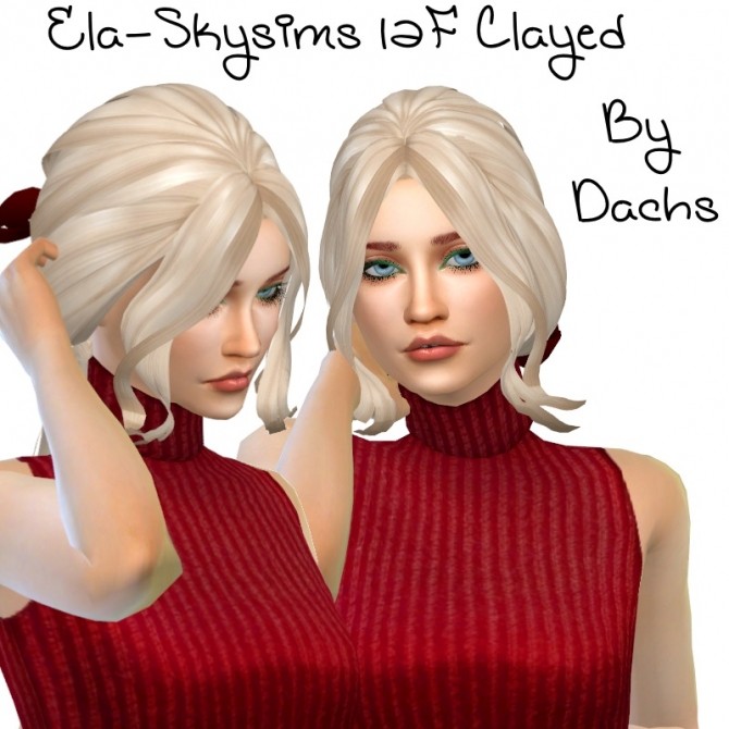 Sims 4 Ela Sky 12F & Accessory (now clayed too) at Dachs Sims
