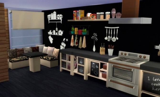 Sims 4 Blanes kitchen at pqSims4
