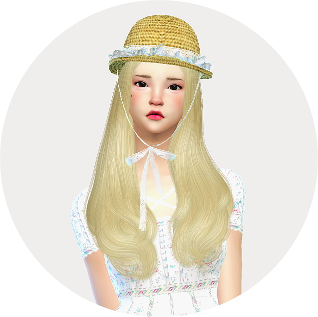 Sims 4 Lace frill hat bowler at Marigold
