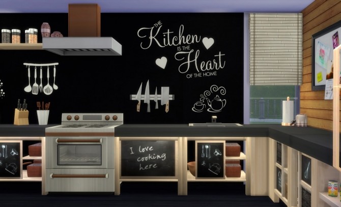 Sims 4 Blanes kitchen at pqSims4