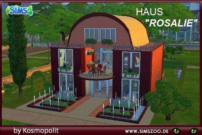 Sims 4 Rosalie house by Kosmopolit at Blacky’s Sims Zoo