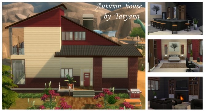 Sims 4 Autumn house at Tatyana Name
