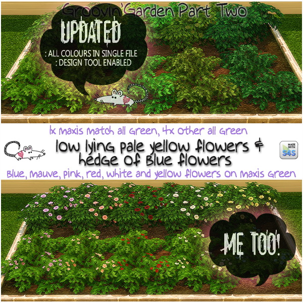 Sims 4 UPDATED GROOVIN GARDEN PART 2 at Loverat Sims4