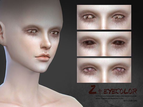 Sims 4 Z Eyecolor by S Club WM at TSR