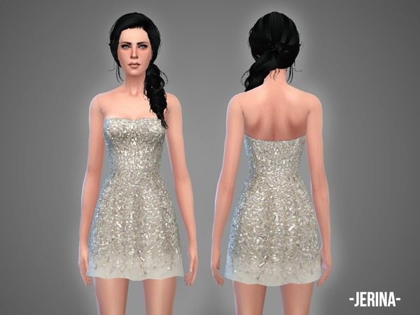 Sims 4 Jerina dress by April at TSR