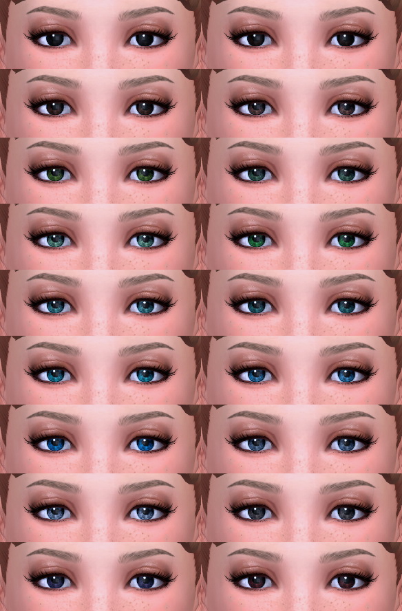 Sims 4 Littlebigshorties eyes edit at Pickypikachu