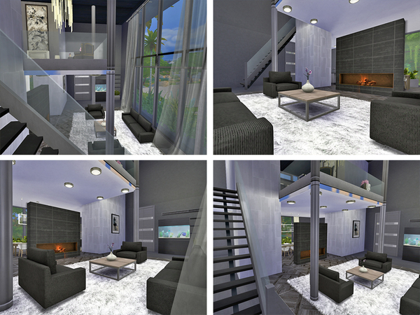 Sims 4 Alexia house by Rirann at TSR