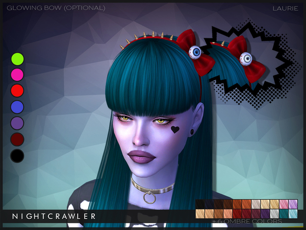 Sims 4 Laurie hair by Nightcrawler at TSR