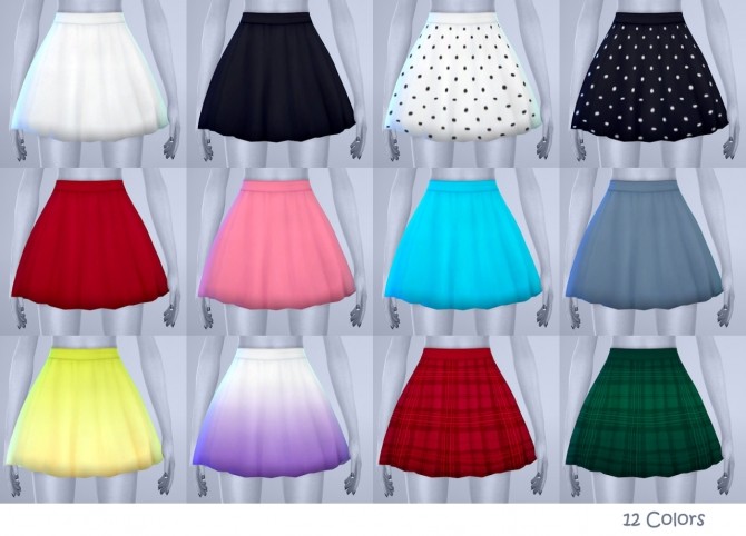 Sims 4 Dolly skirt at manuea Pinny