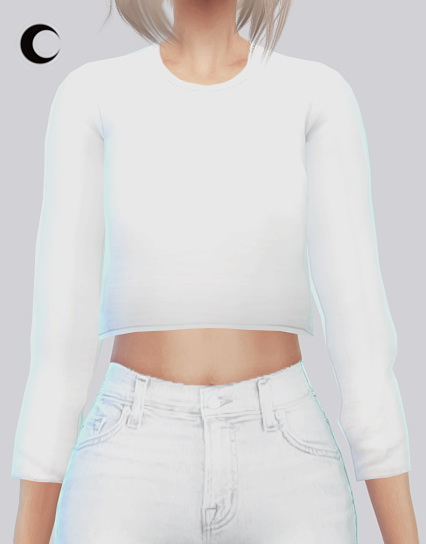 Sims 4 Cropped Sweater at Kalewa a