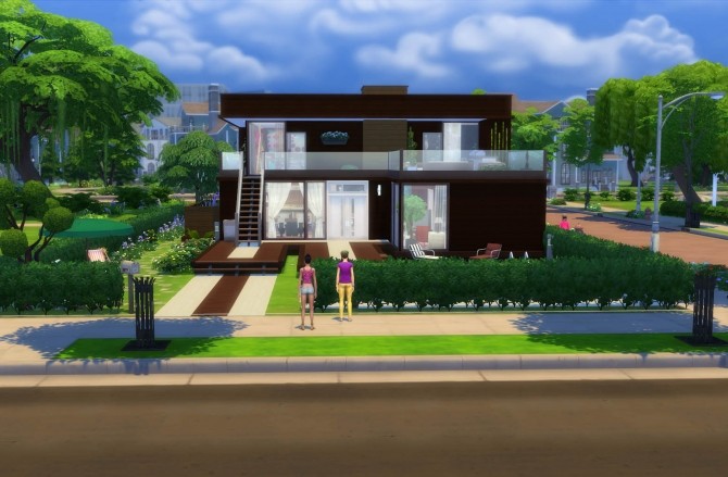 Sims 4 Mix House by Mary Jiménez at pqSims4