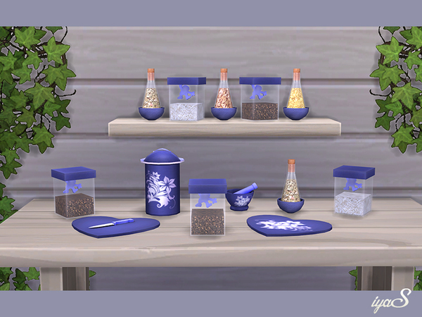 Sims 4 Olivia Cookware set by soloriya at TSR