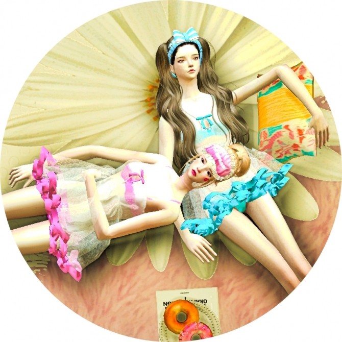 Sims 4 Baby doll night sleepwear at Marigold