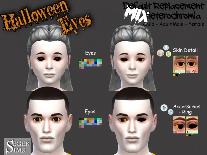 Sims 4 Halloween Eyes at Seger Sims