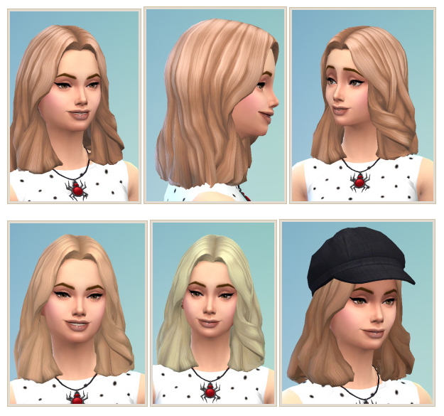 Sims 4 Afternoon Hair at Birksches Sims Blog