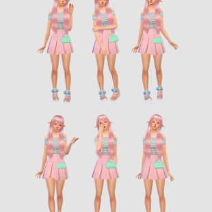 Girly Poses by xLovelysimmer100x at SimsWorkshop » Sims 4 Updates