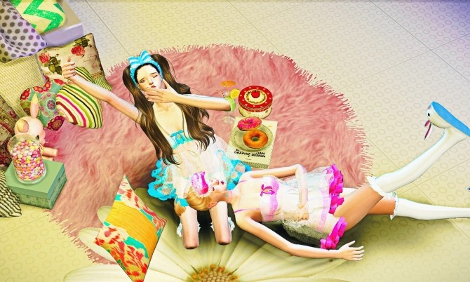 Sims 4 Baby doll night sleepwear at Marigold