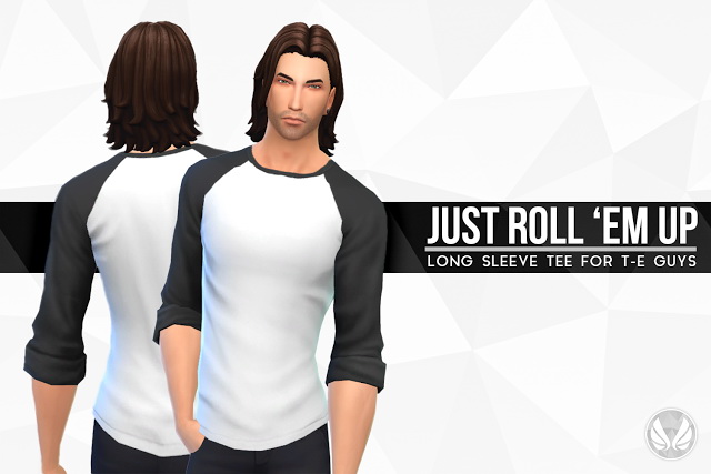 Sims 4 Just Roll Em Up Tee at Simsational Designs